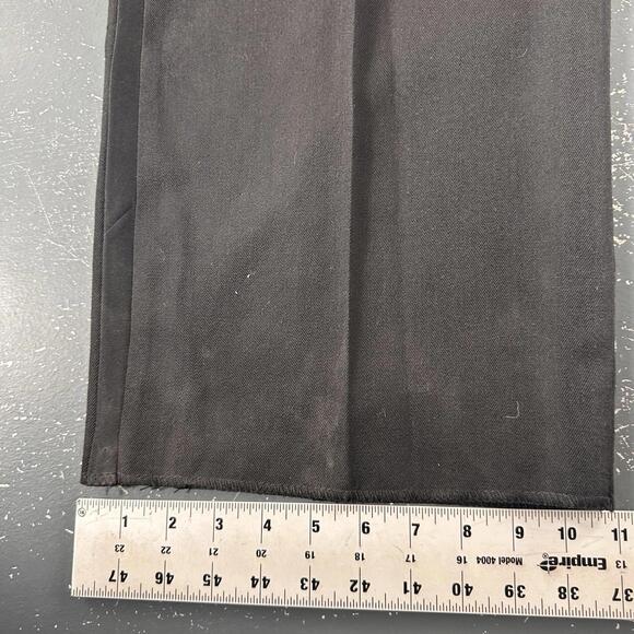 VTG Pagano West Pants Men 46 Black Western Unhemmed Ankle Wool 45" Waist NWT - Picture 6 of 9